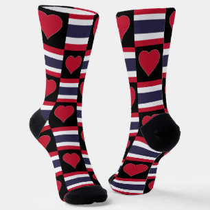 Thailändische Nationalflagge Herzspass Thai Prix Socken
