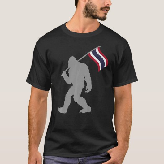 Thailändische oder thailändische Flagge auf thailä T-Shirt (Vorderseite)