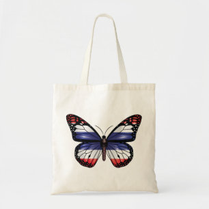 Thailändische Schmetterlingsmondflagge Tragetasche