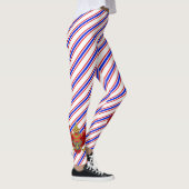 Thailändische Streifenflagge Leggings (Rechts)