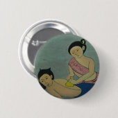 Thailändische traditionelle Massage Button (Vorne & Hinten)