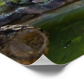 Thailändische Wasserfälle Poster (Ecke)