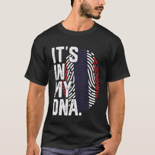 Thailändische Wurzeln Flagge Fingerabdruck Grafik T-Shirt