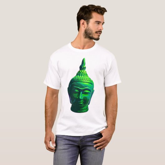 thailändischer Buddha-Kopf T-Shirt (Vorne ganz)