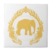 Thailändischer Elefant Fliese (Vorderseite)