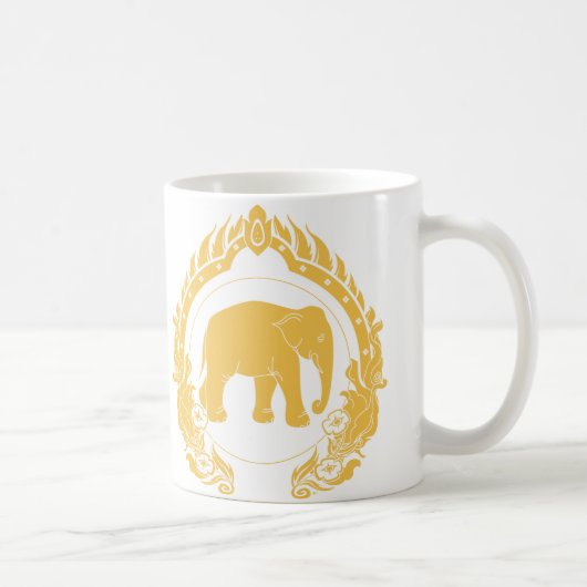 Thailändischer Elefant Kaffeetasse (Rechts)