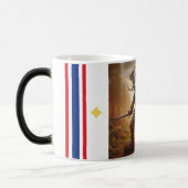 Thailändischer Elefantenkrieger der Tasse des Heil (Links)