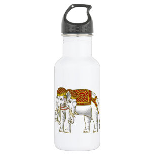 Thailändischer Erawan-Weißer Elefant Trinkflasche
