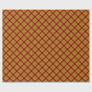 thailändischer Katzenhintergrund Geschenkpapier