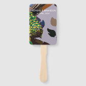 thailändischer Kulturriese auf chao phraya in thai Fächer (Vorderseite)