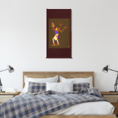 Thailändischer Tänzer - Mann Leinwanddruck (Insitu (Schlafzimmer))