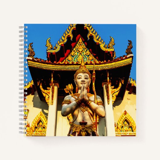Thailändischer Tempel und Buddha 1102 Notizblock (Vorderseite)