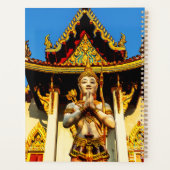 Thailändischer Tempel und Buddha 1102 Planer (Rückseite)