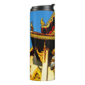 Thailändischer Tempel und Buddha 1102 Thermosbecher (Nach links gedreht)