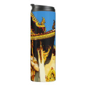 Thailändischer Tempel und Buddha 1102 Thermosbecher (Nach rechts gedreht)