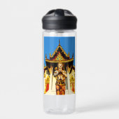 Thailändischer Tempel und Buddha 1102 Trinkflasche (Vorderseite)