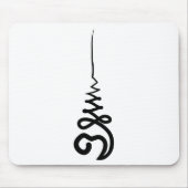 Thailändischer Wald Unalome Mousepad (Vorne)