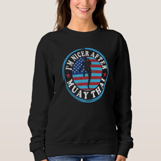 Thailändisches Boxen 1 Sweatshirt (Vorderseite)