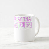 Thailändisches Boxen Muay Thai Kaffeetasse (VorderseiteRechts)