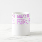 Thailändisches Boxen Muay Thai Kaffeetasse (Mittel)
