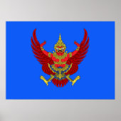 thailändisches Emblem Poster (Vorne)