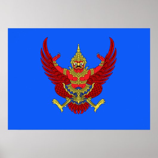 thailändisches Emblem Poster (Vorne)