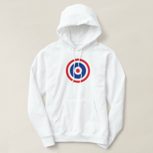 Thailändisches Flagge Roundel Ziel Hoodie