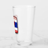 thailändisches Flaggenemblem  Glas (Links)