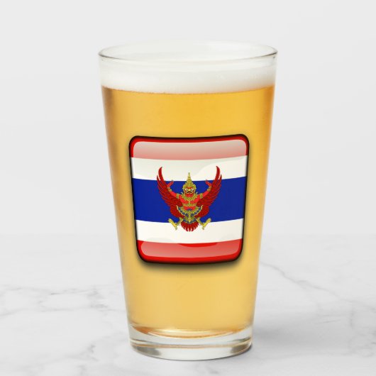 thailändisches Flaggenemblem  Glas (Vorne (Gefüllt))