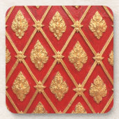 Thailändisches Kunstmuster Getränkeuntersetzer (Vorderseite)