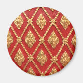 Thailändisches Kunstmuster Magnet (Vorne)