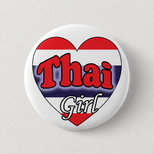 Thailändisches Mädchen Button