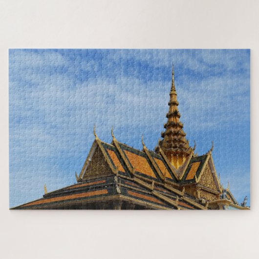 Thailändisches Palastdach Puzzle (Horizontal)