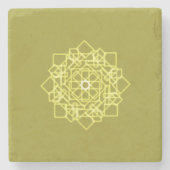 thailändisches quadratisches Muster des modernen G Steinuntersetzer (Vorderseite)