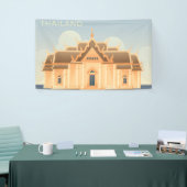 Thailands Buddhismus Banner (Messeveranstaltung)