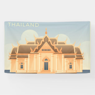 Thailands Buddhismus Banner