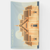 Thailands Buddhismus Banner (Vertikal)