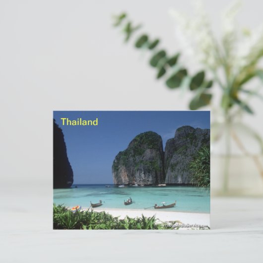 Thaille und Postkarte (Stehend Vorderseite)