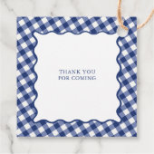 Thais Amore Italienisches Pizza Party Brautparty Geschenkanhänger (Rückseite)