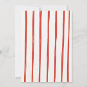 Thais Amore Pizza Wine Bridal Dusche Einladung (Rückseite)