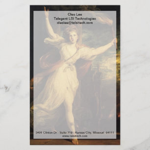 Thais of Ahens mit Tourch von Joshua Reynolds Briefpapier