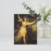 Thais of Ahens mit Tourch von Joshua Reynolds Postkarte (Stehend Vorderseite)