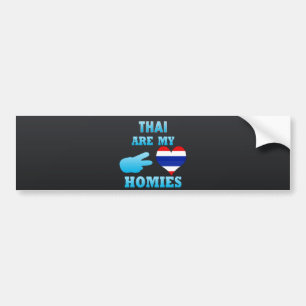 Thais sind mein Homies Autoaufkleber