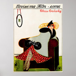 THAIS TALIZHY 1917 Klassische Silent Film Ad Poster