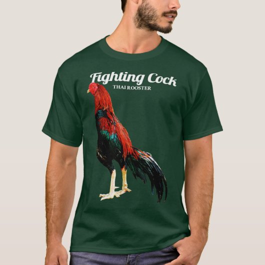 Thaischer Hahn T-Shirt (Vorderseite)