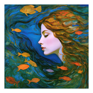 "Thalassa" - Frauen im Wasser Fotodruck