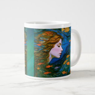 "Thalassa" - Frauen im Wasser Jumbo-Tasse