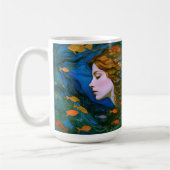 "Thalassa" - Frauen im Wasser Kaffeetasse (Links)