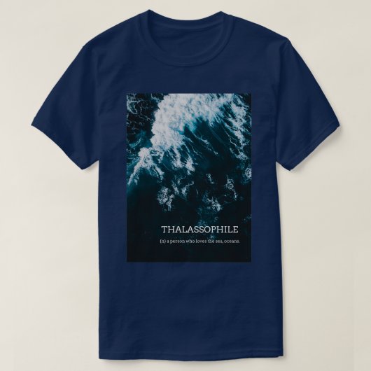 Thalassophile T-Shirt (Design vorne)