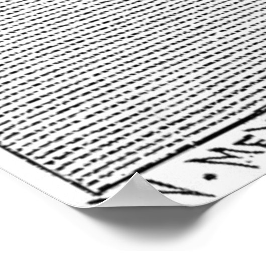 Thales of Miletus / Griechischer Philosoph / Poster (Ecke)